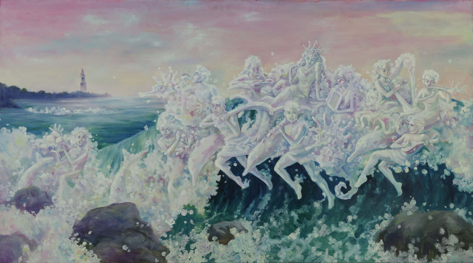 Aly Elbeblawy, The seafoam princess, 2025