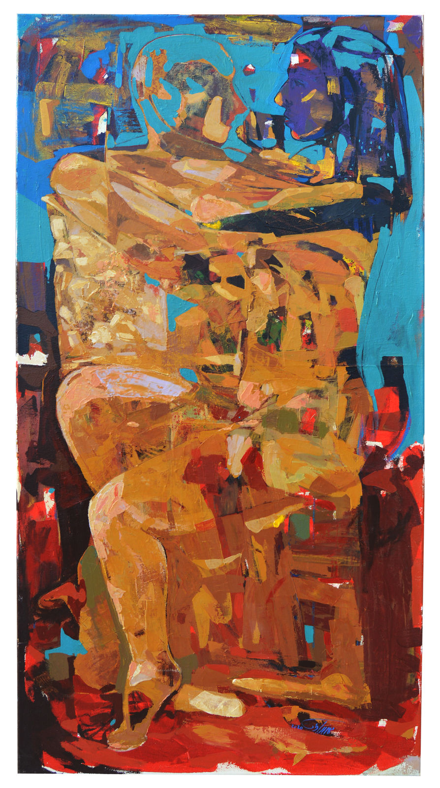 Mhanny Yaoud, The rock, 2020