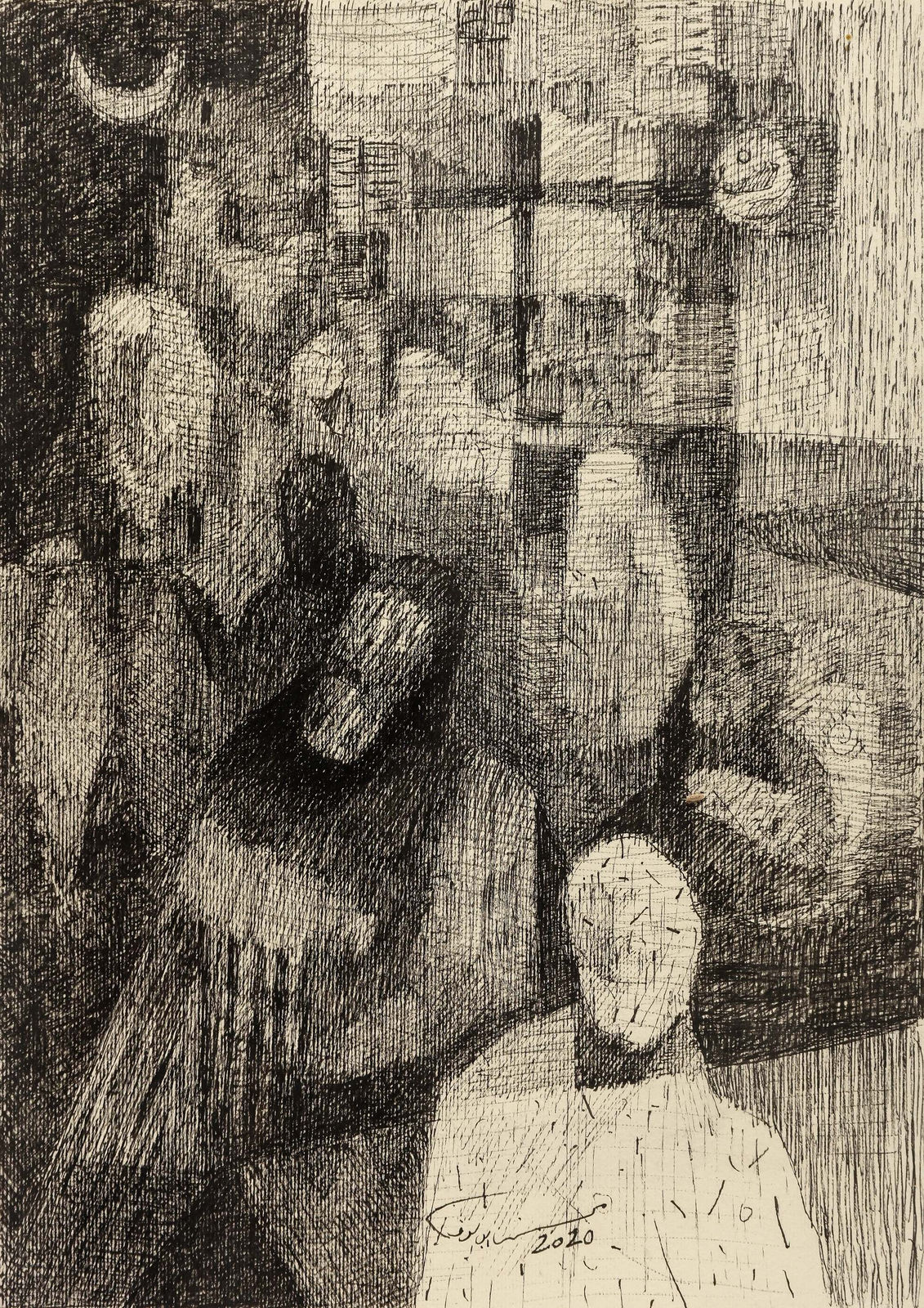 Mohamed Abulwafa, Untitled, 2025