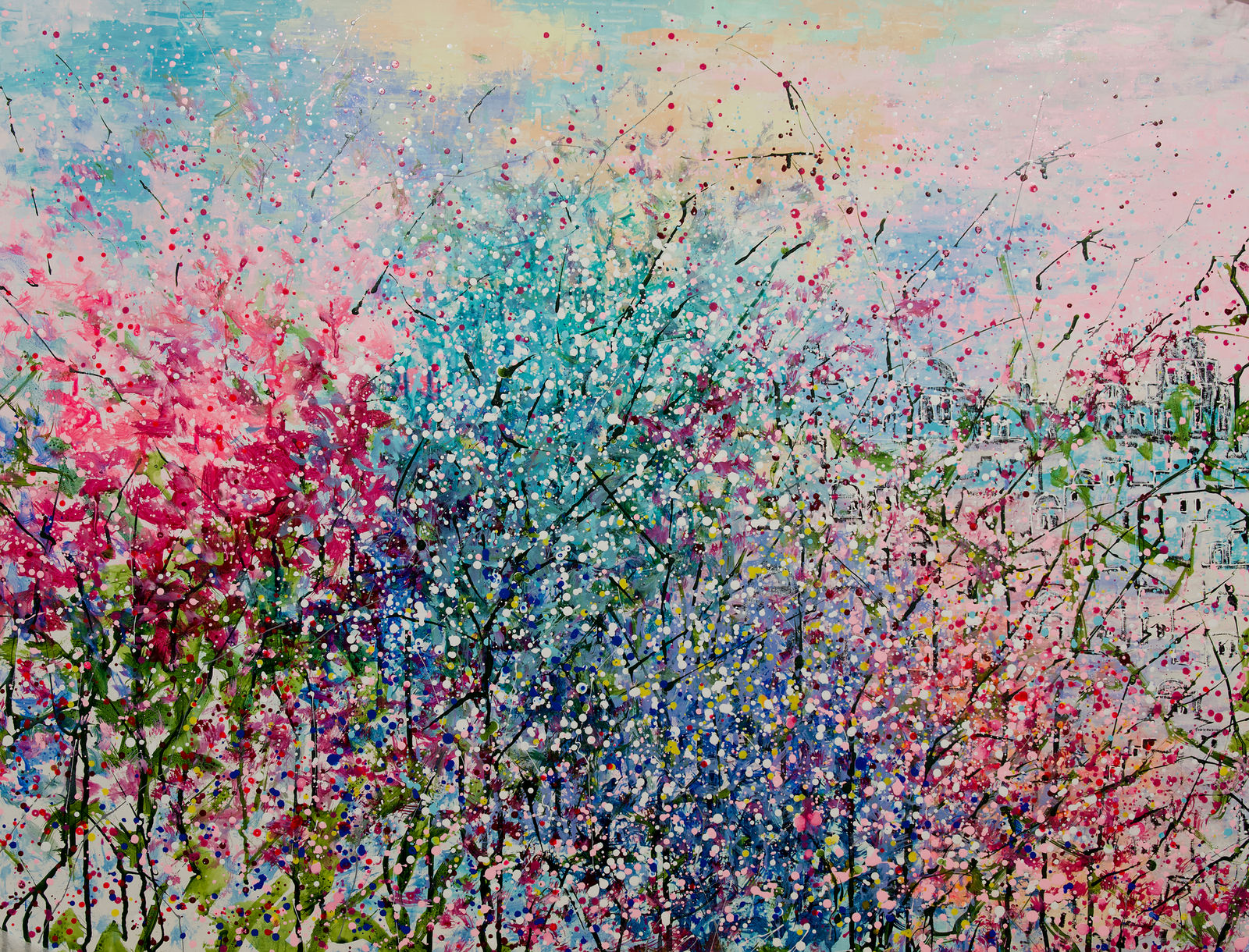 Osama Farid, Colored Forest, 2021