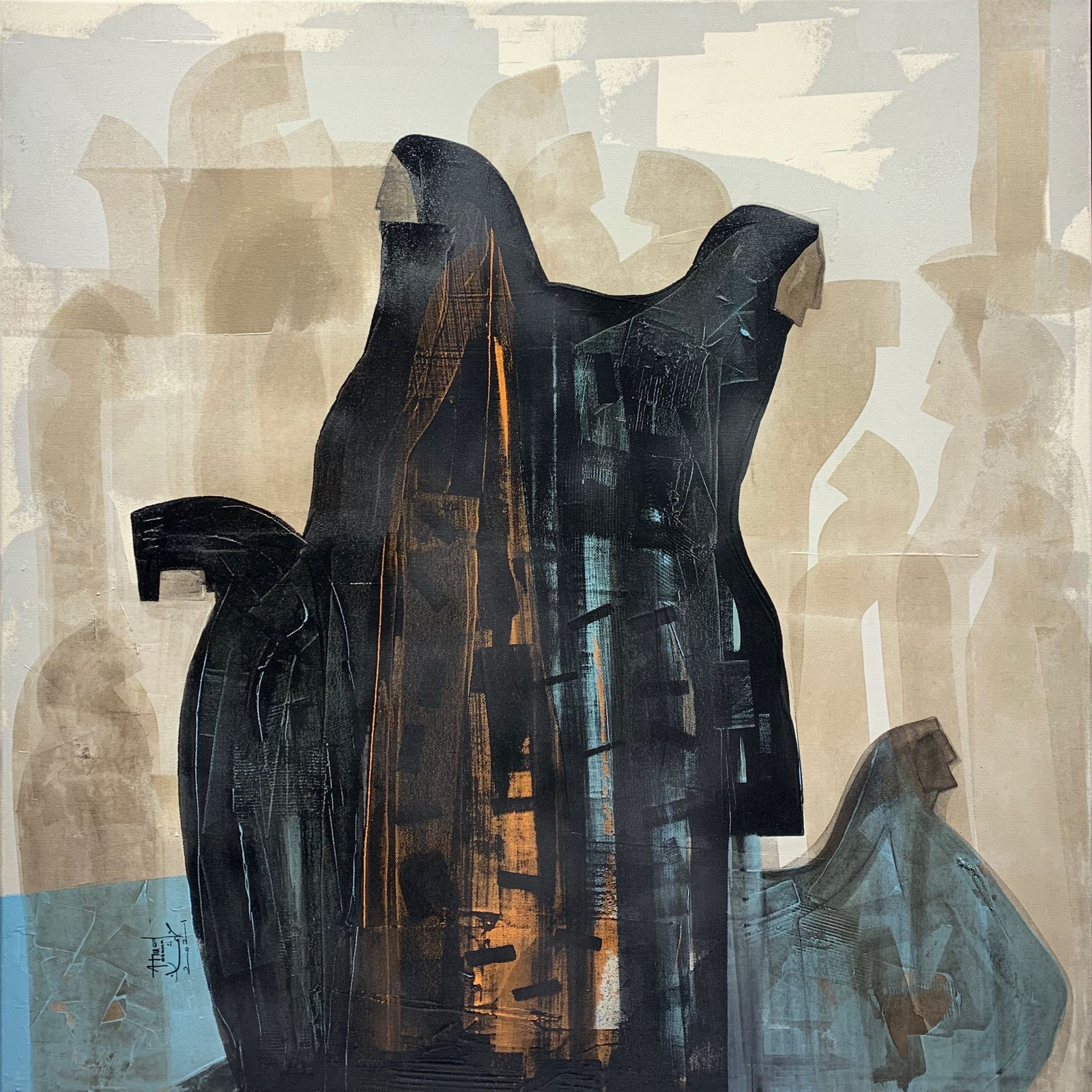 Ahmed Osman, عبر النهر , 2021