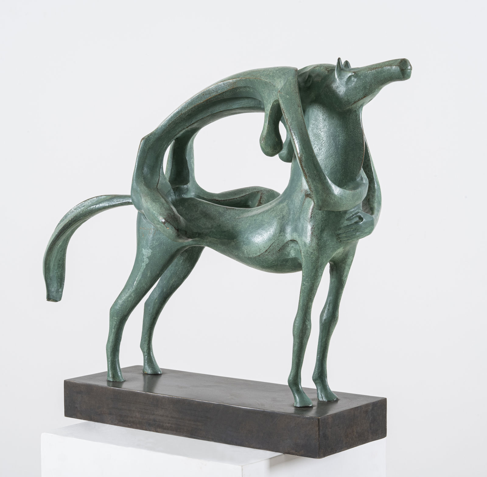 Abdelhadi El-Wechahi, The woman &the horse, 1987