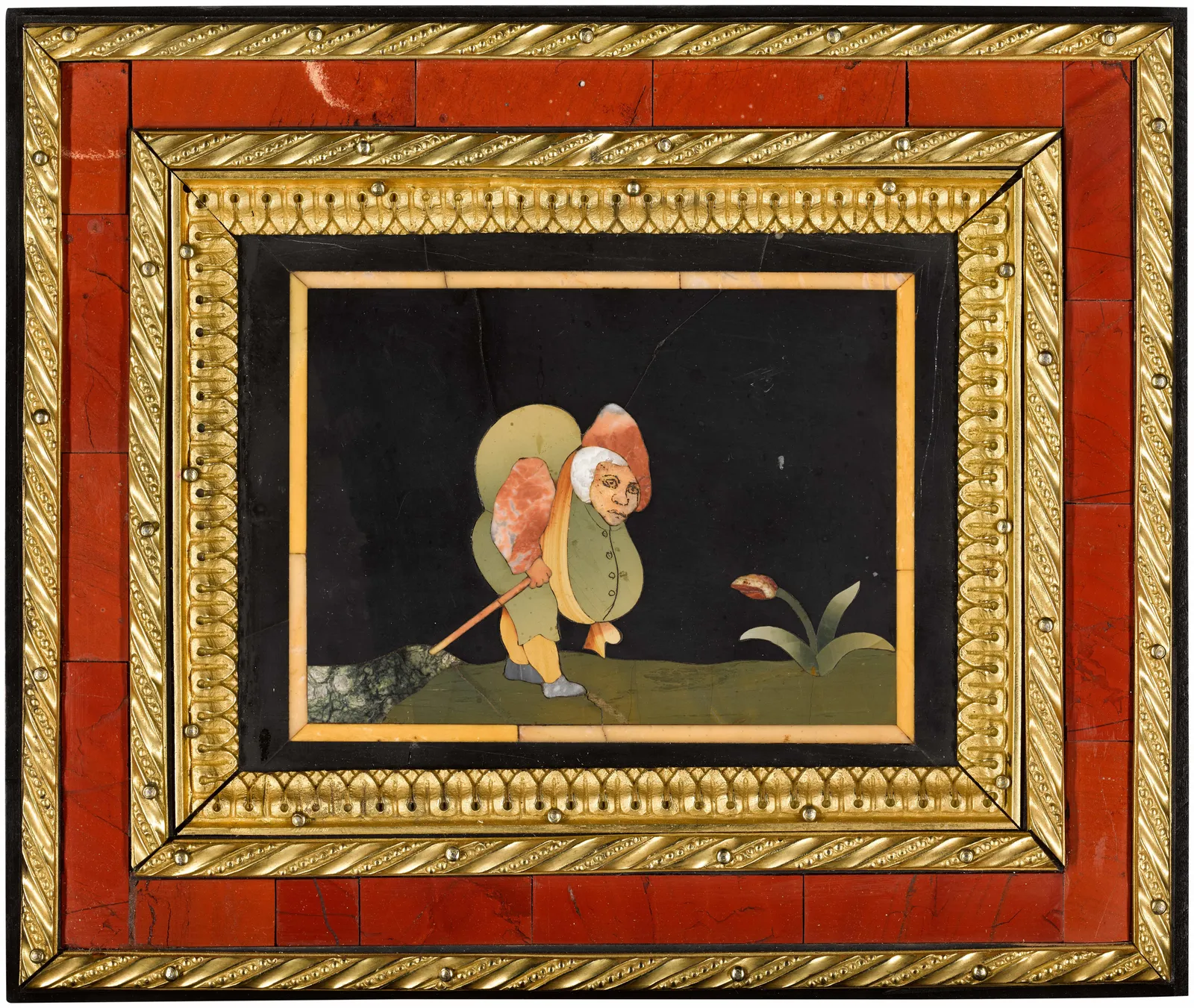 After design by Jaques Callot (Nancy, France 1592 - 1635), The Hunchbacks, XVIII d. C.