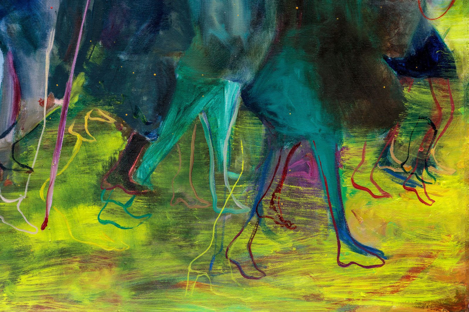 Sophie Wahlquist, Our shoes moaned in tandem, 2022