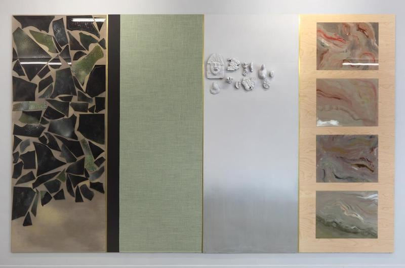 Isabelle Cornaro, Tableau (close-ups), 2014