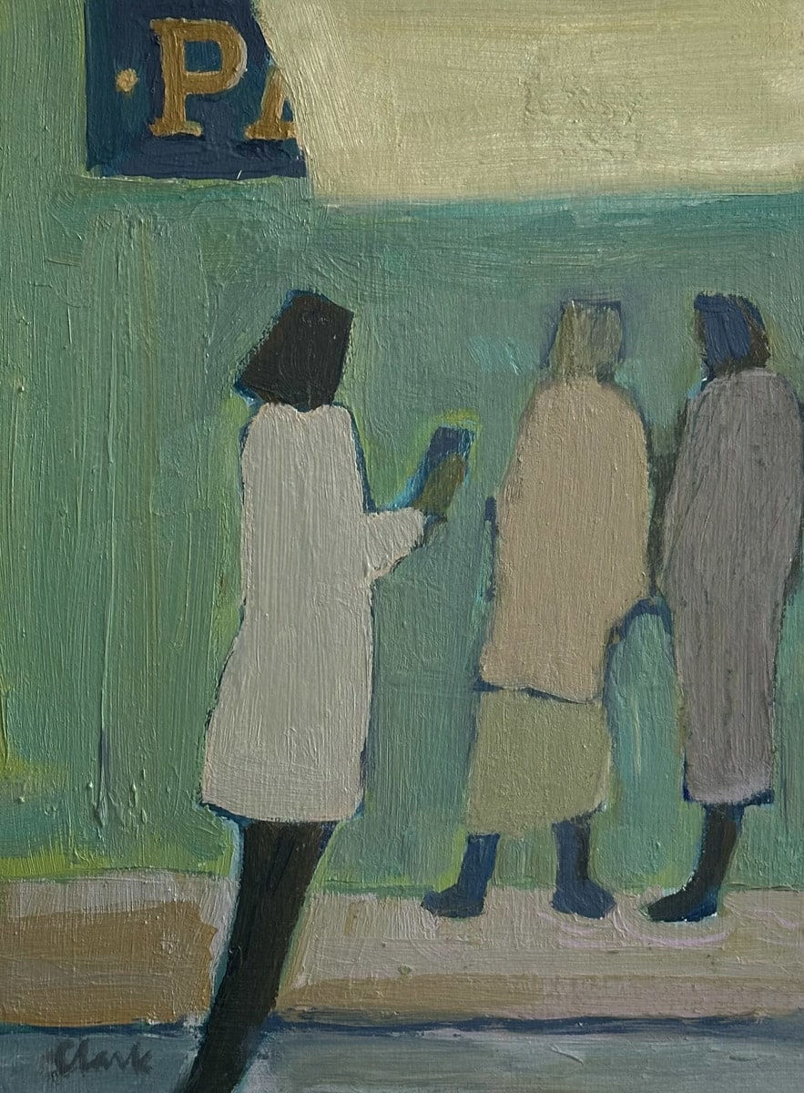 Michael Clark PAI RSW RGI, Window Shopping Paris