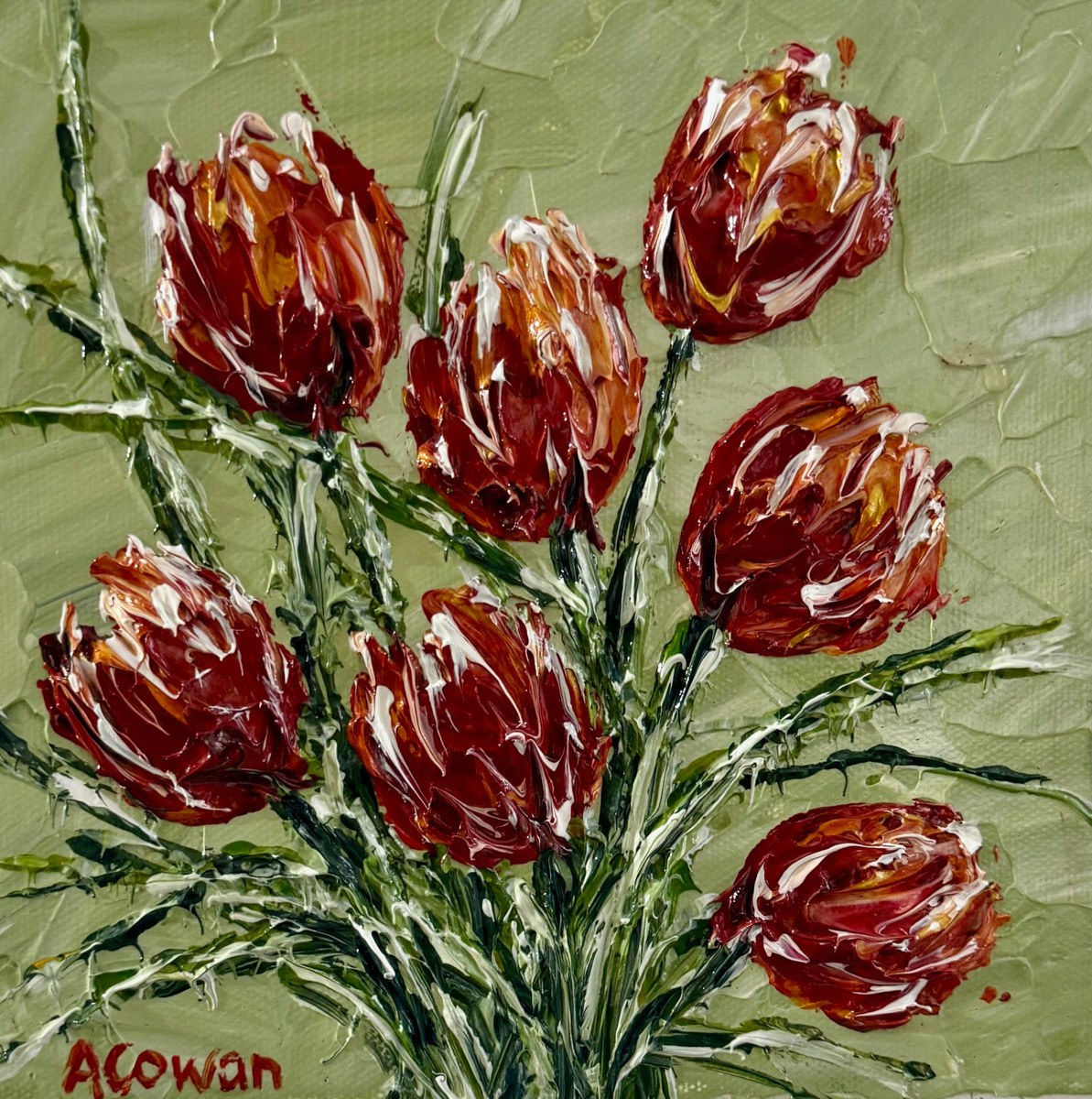 Alison Cowan, Dancing Tulips