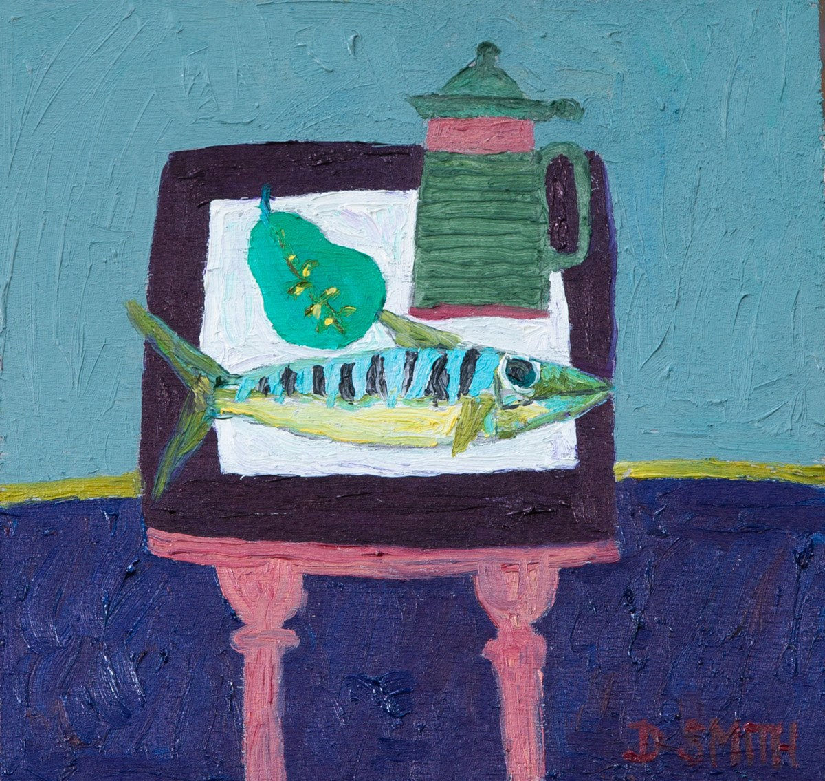 David Smith RSW, Pear and Coffee Pot