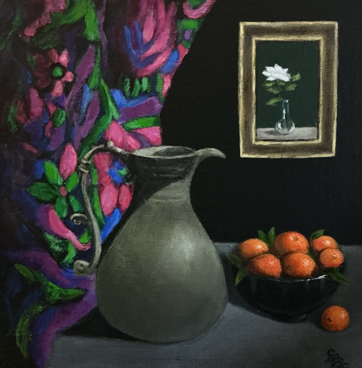 Gail Pope, Oranges and the Rustic Jug