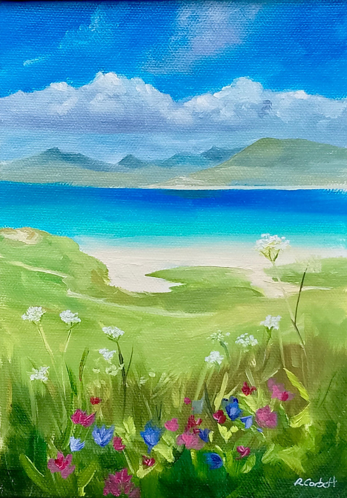 Ruth Corbett, Wildflowers on Harris