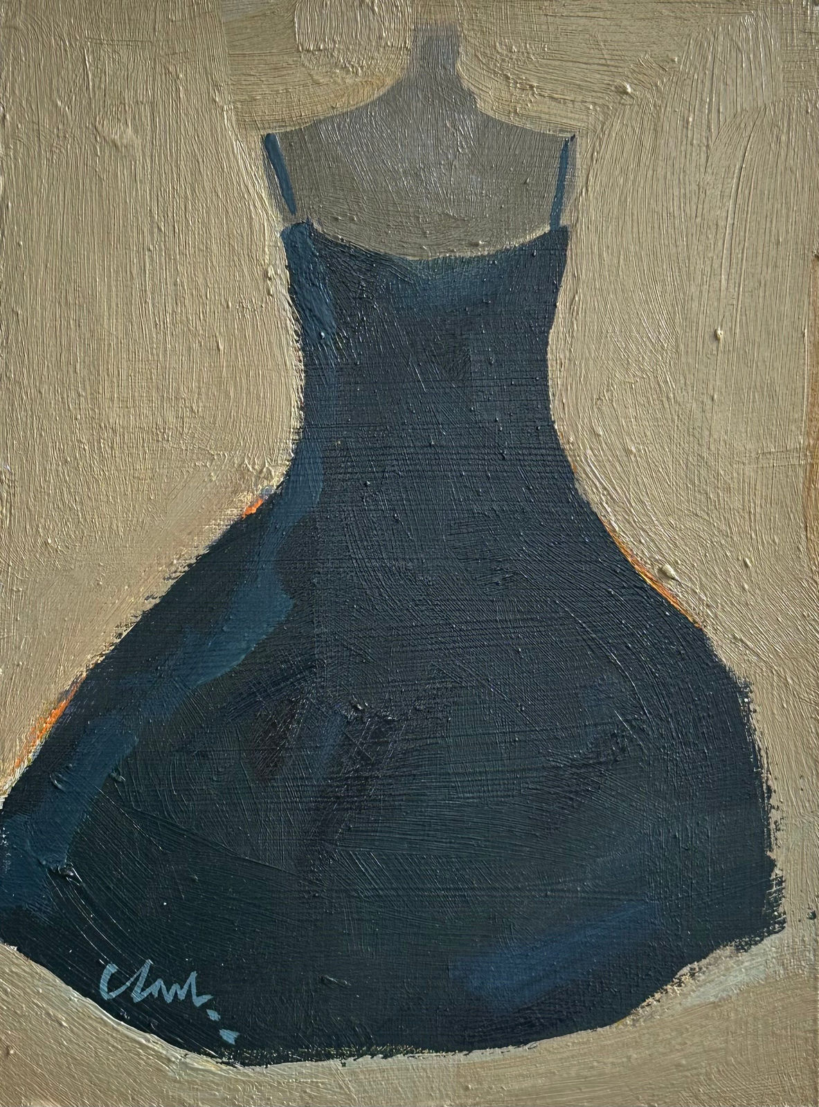 Michael Clark PAI RSW RGI, Floaty Black Dress