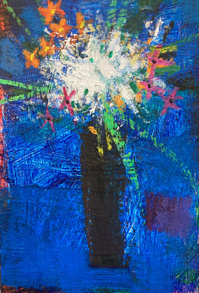 Francis Boag, Black on blue