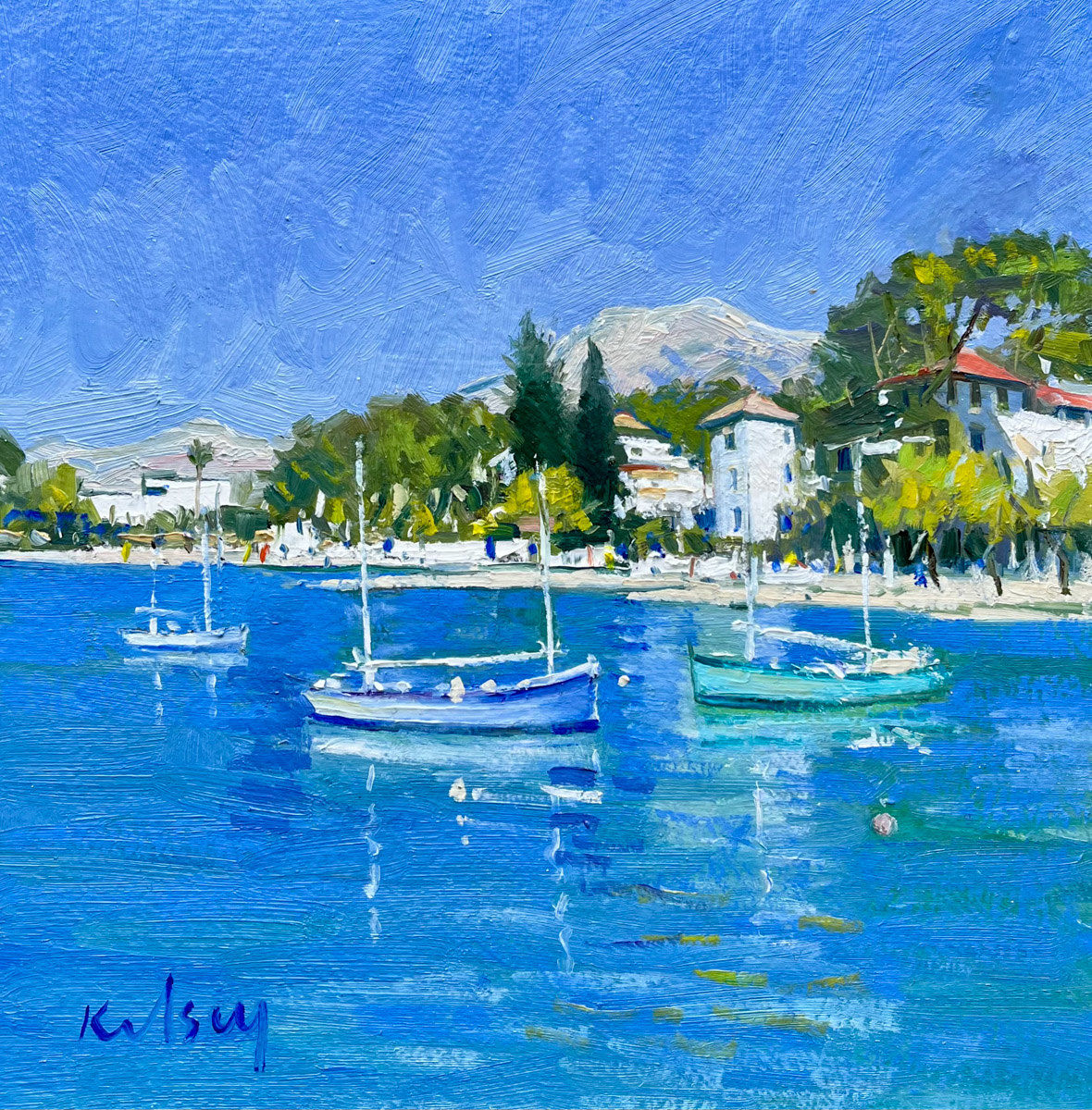 Robert Kelsey, Small Boats, Puerto Pollensa