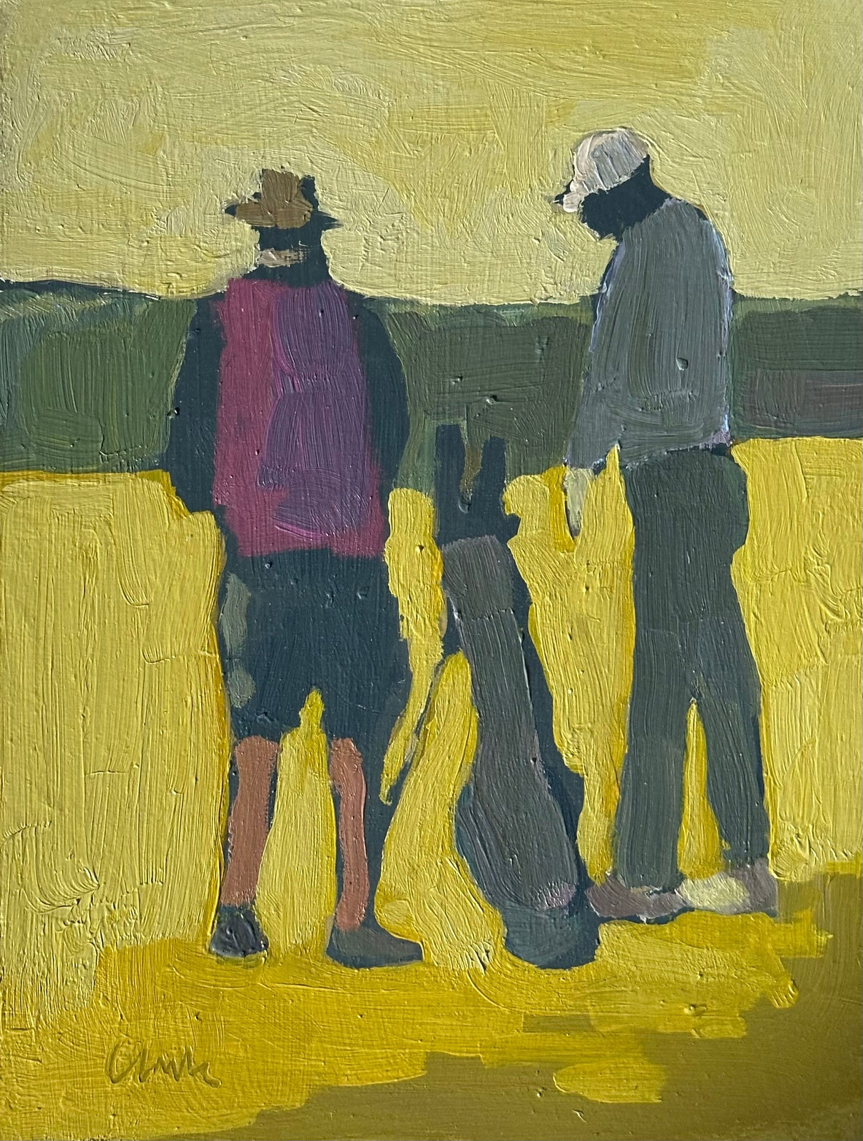 Michael Clark PAI RSW RGI, First Tee with Caddie