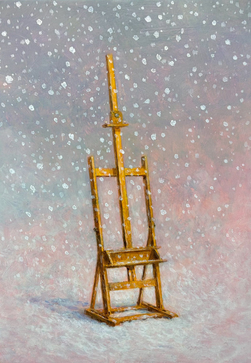 David Schofield RGI, The Artist In Winter