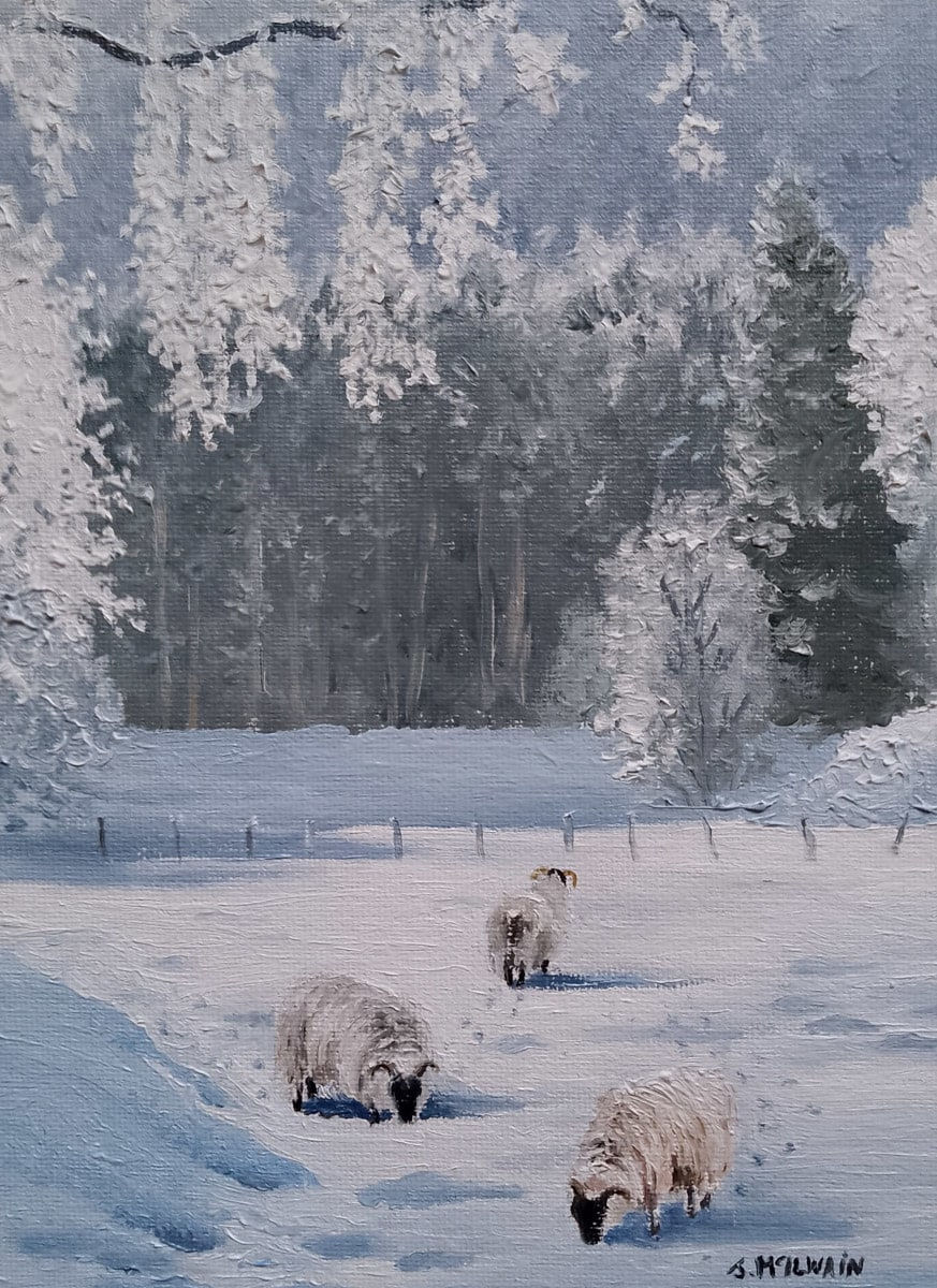 Janice Mcilwain, Winter Scene Glenmuick