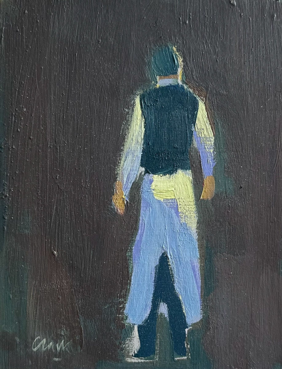 Michael Clark PAI RSW RGI, Waiter Before Service