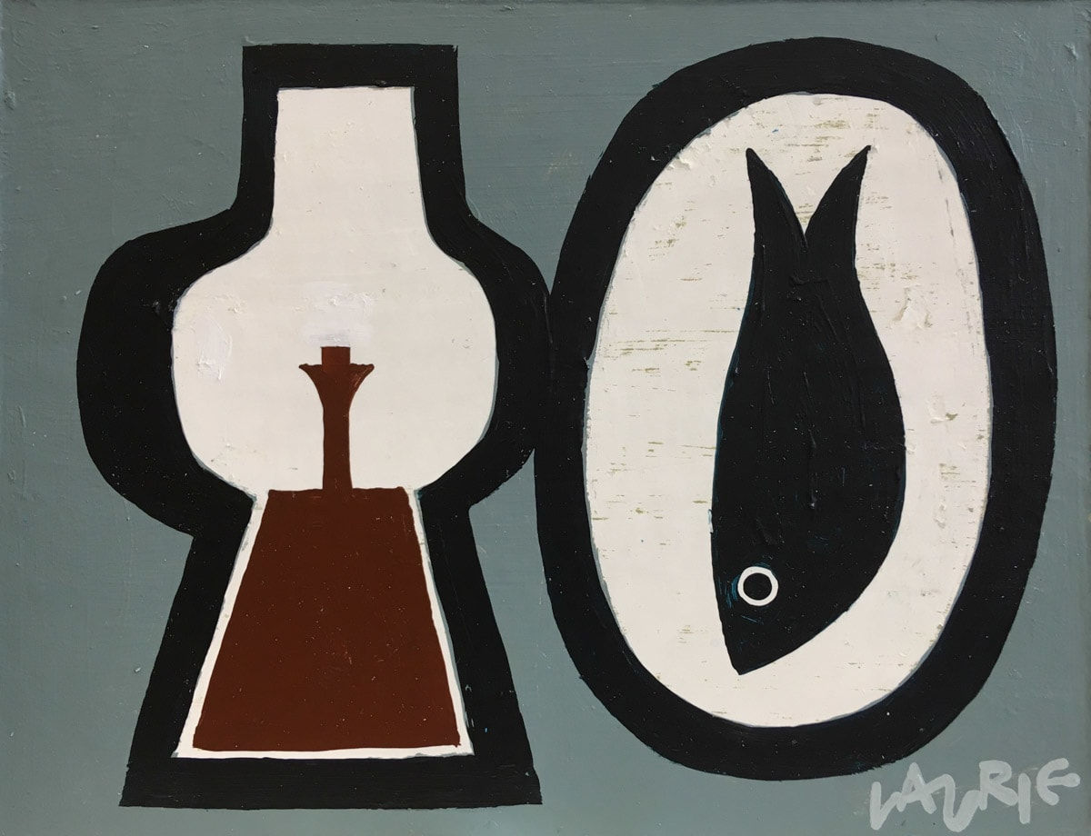 Simon Laurie, Old Lamp and Black Fish