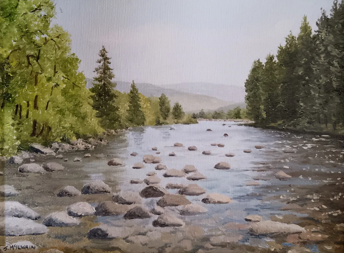 Janice Mcilwain, River Dee Sluievannachie, Ballater