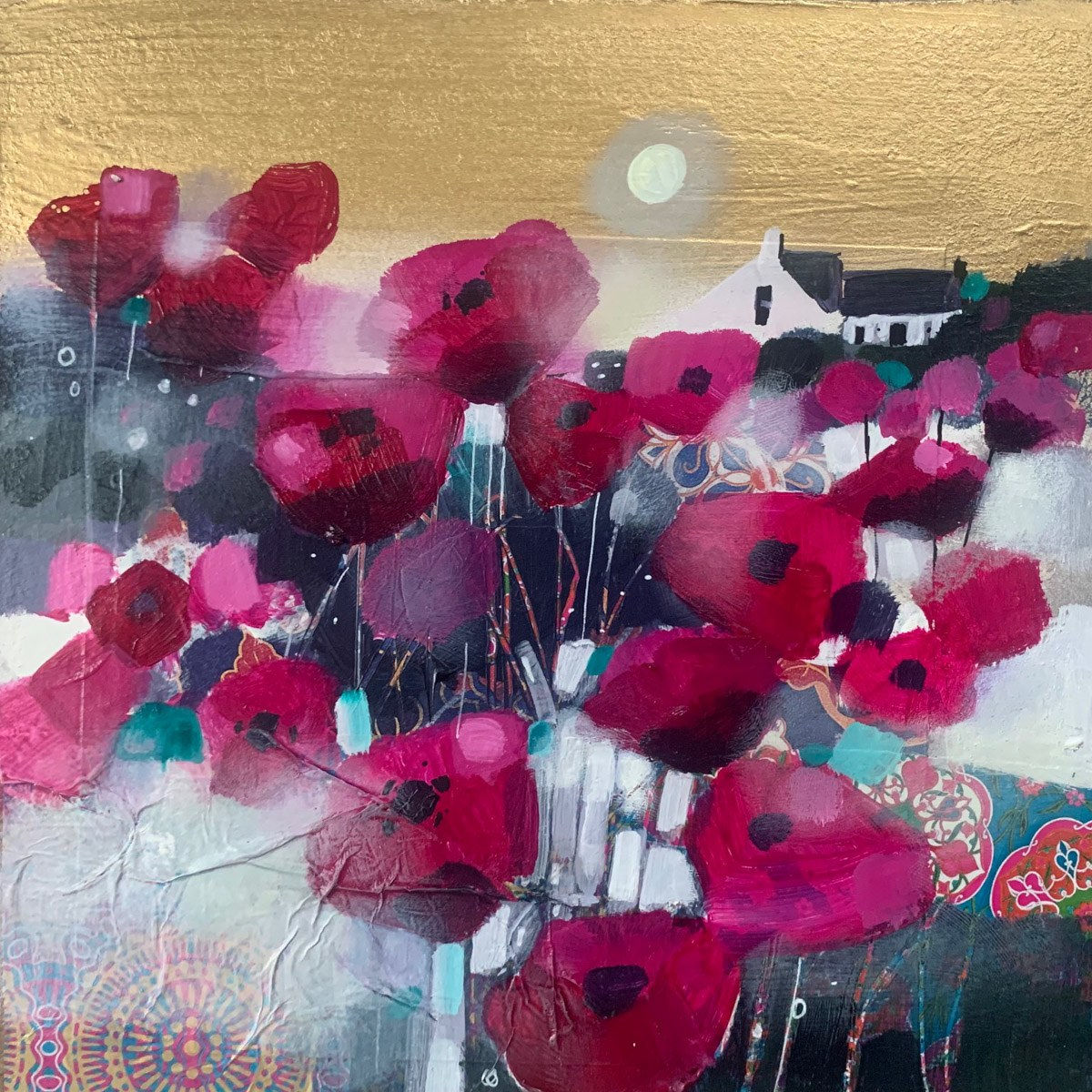 Emma S Davis RSW PAI, Beneath the Moonlit Sky