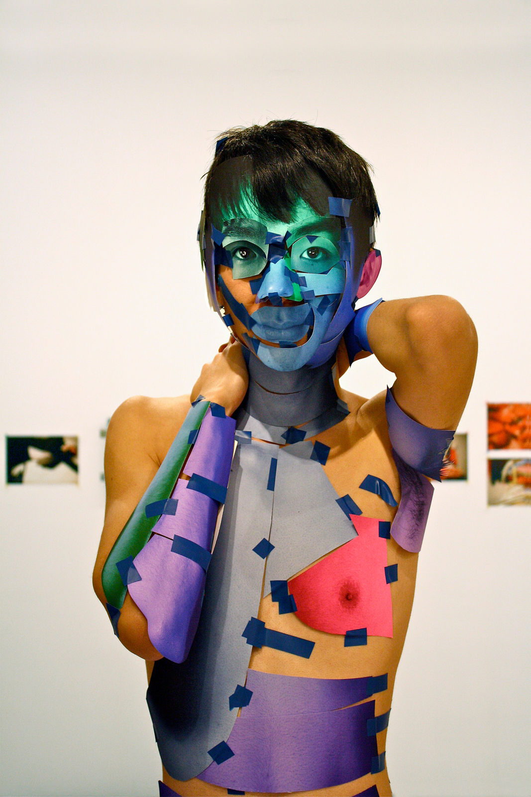 Oliver Herring 奥利弗·赫林 , Areas for Action, Shenzhen: Cut Out Male and Female Tong, Close Up, 2010