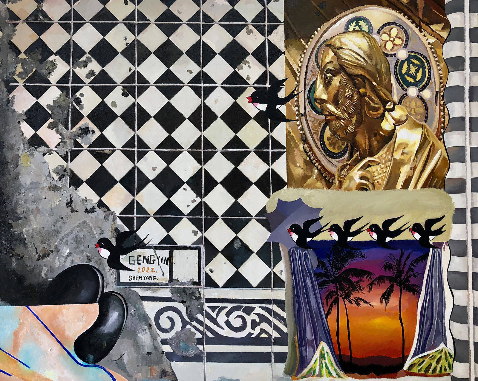 Geng Yini 耿旖旎, Old Dreams of Hometown 故乡旧梦, 2022