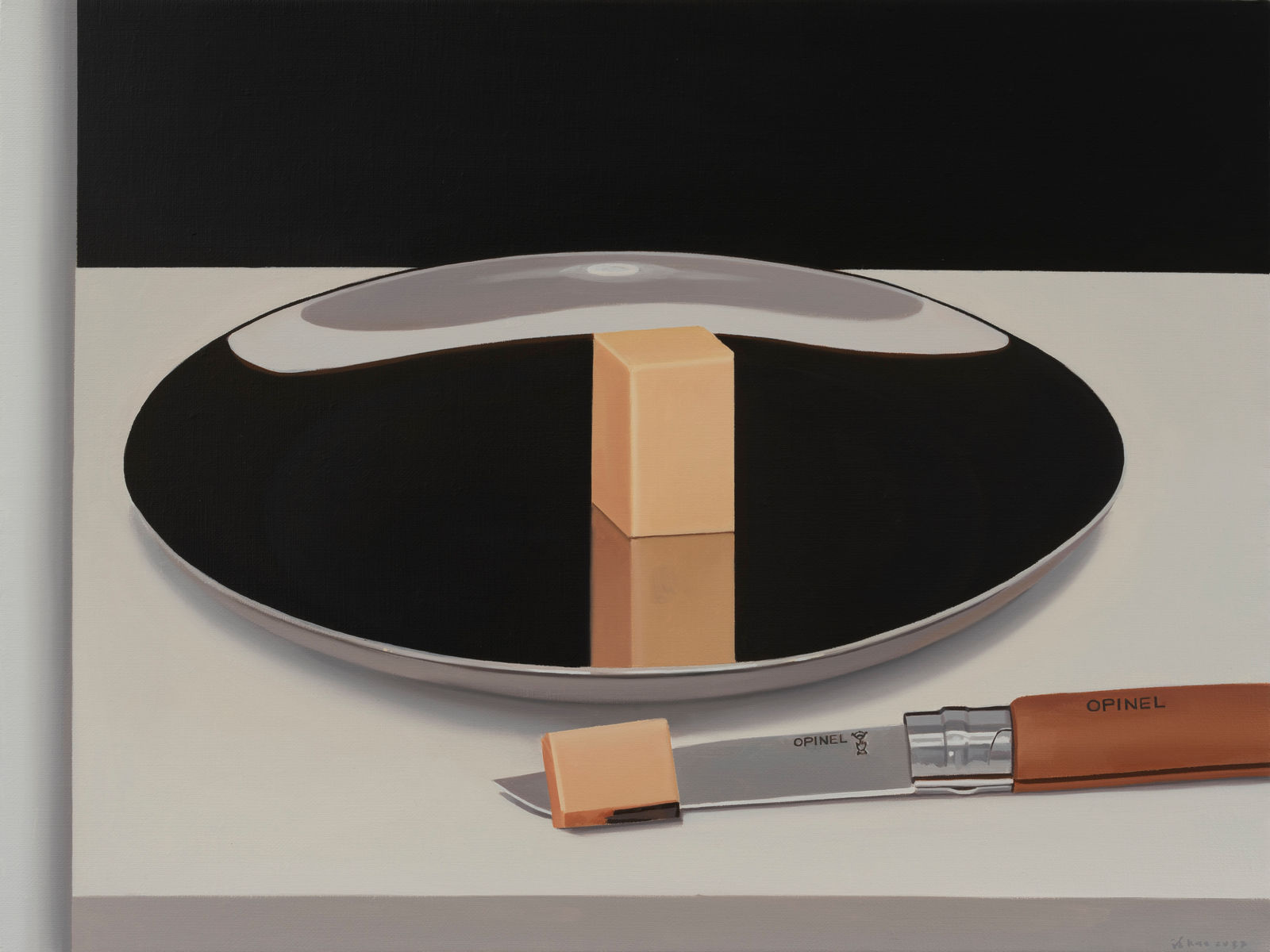 Liang Hao 梁浩, Cheese and Knife 奶酪与刀, 2022