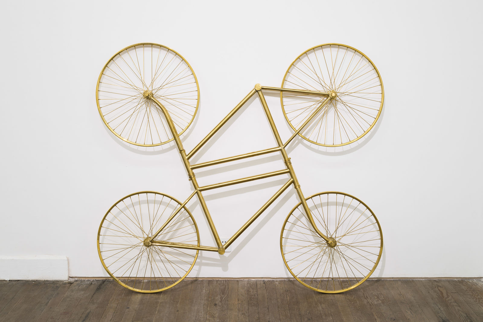 Ai Weiwei 艾未未, Forever (Stainless Steel Bicycle in Gilding) Duo 永久（镀金不锈钢自行车）二, 2013
