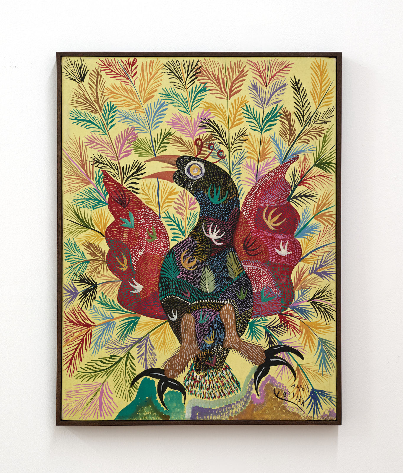 Chico da Silva 奇科·达·西尔瓦, Untitled (bird) 无题（鸟）, 1983