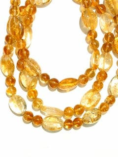 Citrine Bead Necklace