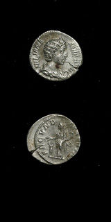 Silver Denarius of Julia Mamaea, 222 CE - 235 CE