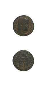 Bronze Coin of Emperor Constantine I the Great, 307 CE - 337 CE