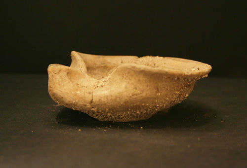 Early Israelite Terracotta Oil Lamp, 1000 BCE - 587 BCE