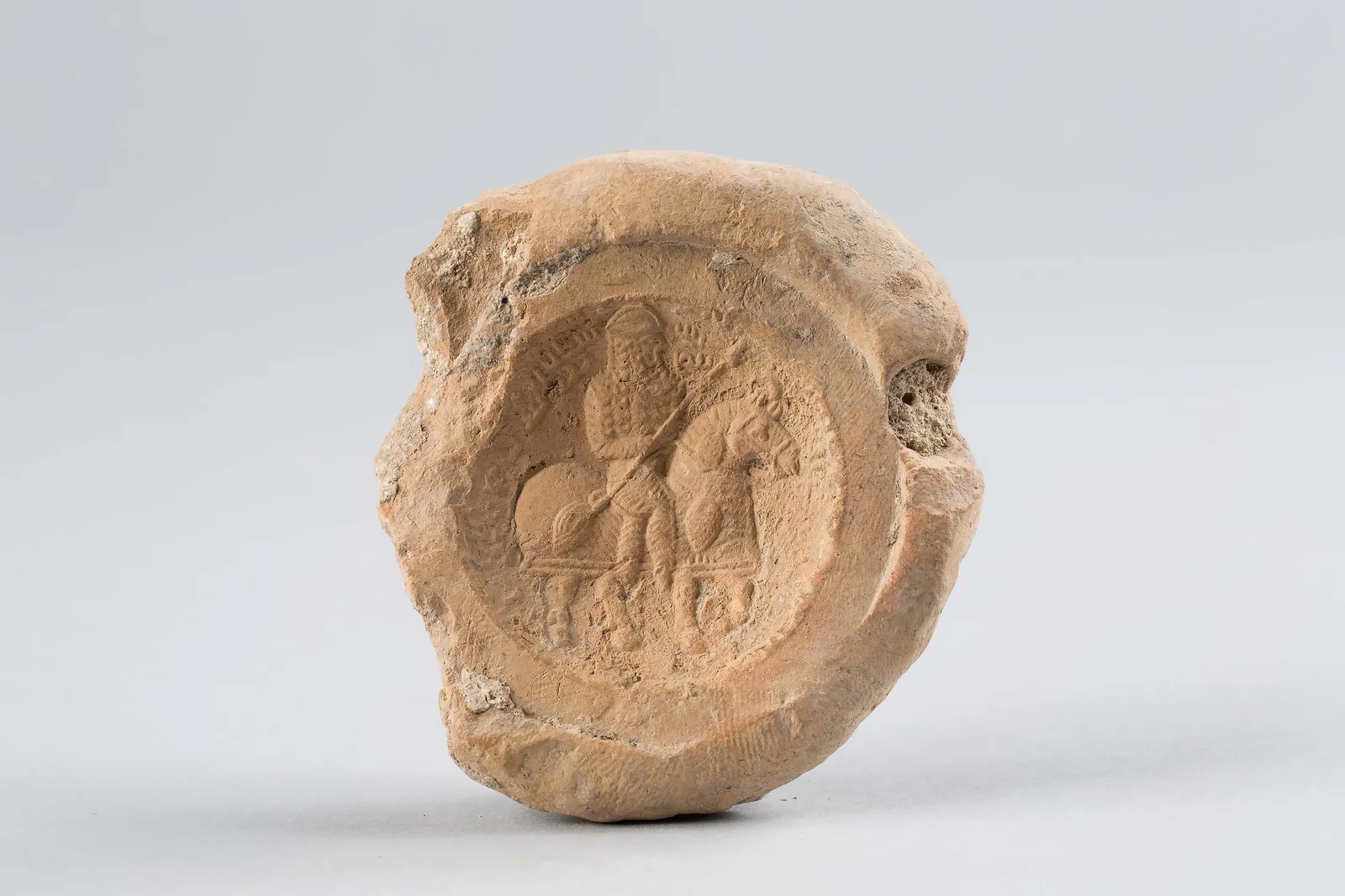 Clay Sassanian Bulla, 200 BCE - 600 CE