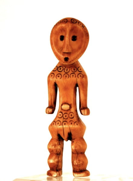 Lega Ivory Sculpture of a Man, 19th Century CE - 20th Century CE