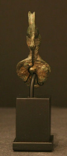 Roman Bronze Applique Bust of Athena / Minerva, 1st Century CE - 3rd Century CE