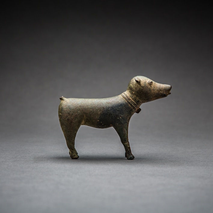 Roman Bronze Dog, 100 CE - 300 CE
