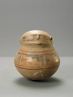 Casas Grandes Polychrome Anthropomorphic Pot, 1160 CE - 1260 CE