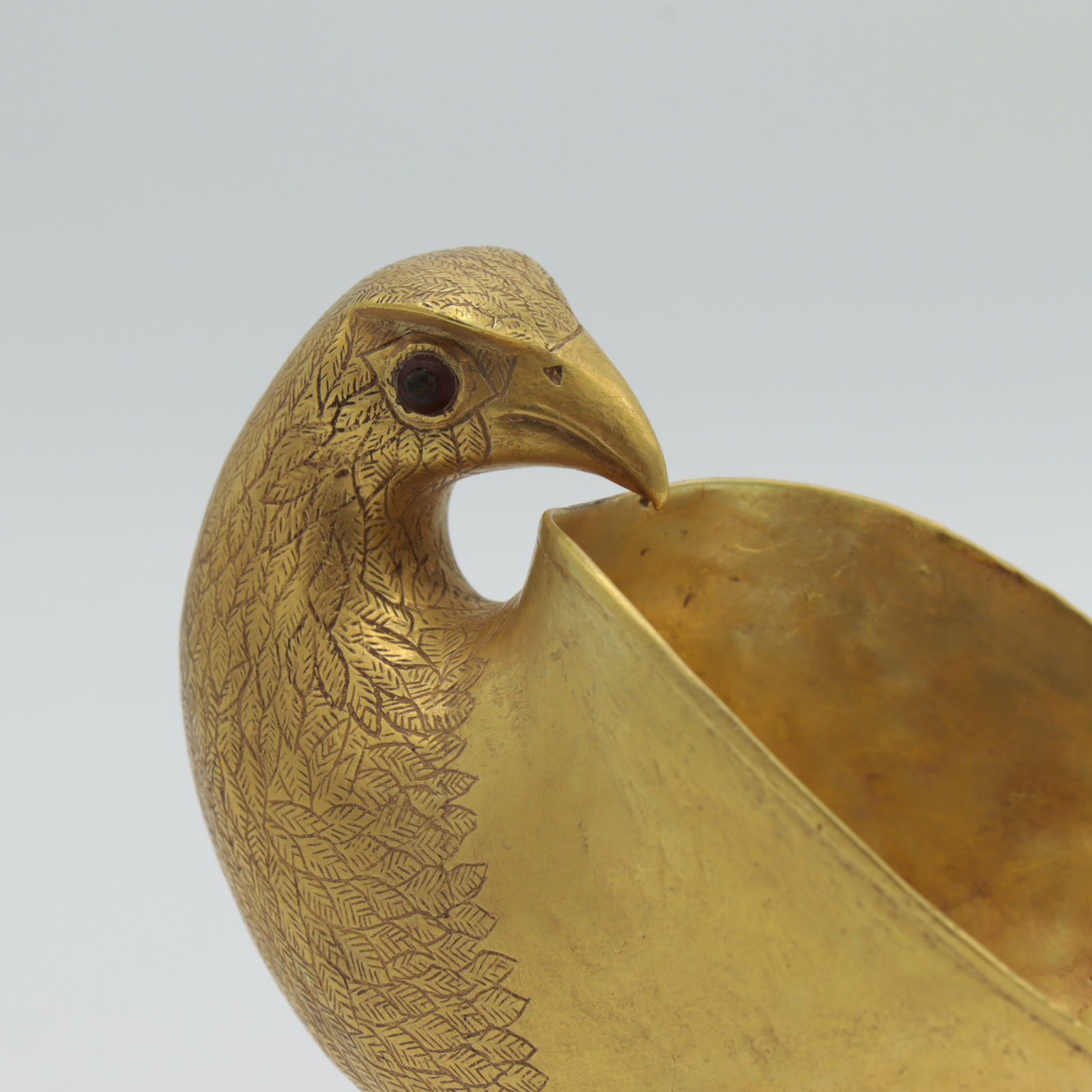 Achaemenid Gold Rhyton in the Form of a Kestrel, 500 to 400 BCE