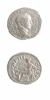 Silver Denarius of Emperor Severus Alexander, 222 CE - 228 CE