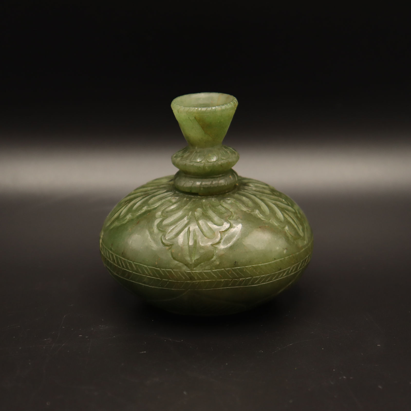 Mughal Jade Bottle, 1600 - 1900 CE