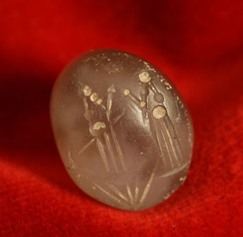 Achaemenid Chalcedony Seal, 600 BCE - 300 BCE