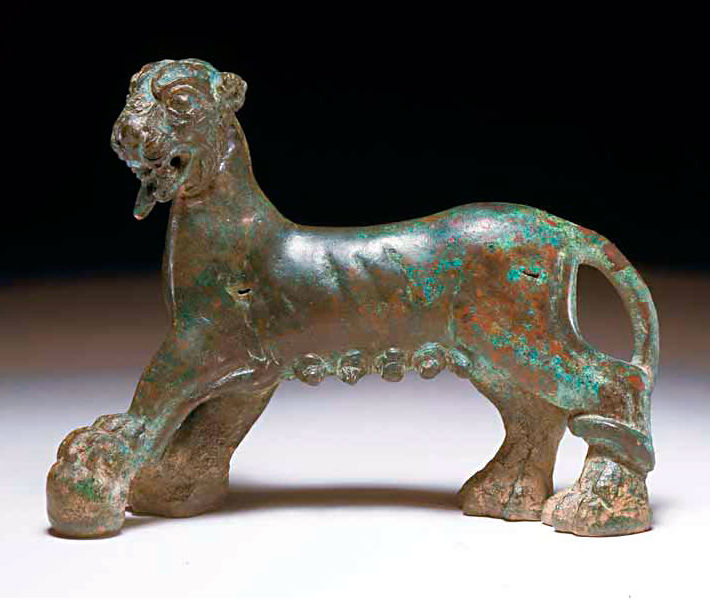Roman Bronze Sculpture of a Female Panther, 1st Century CE - 3rd Century CE