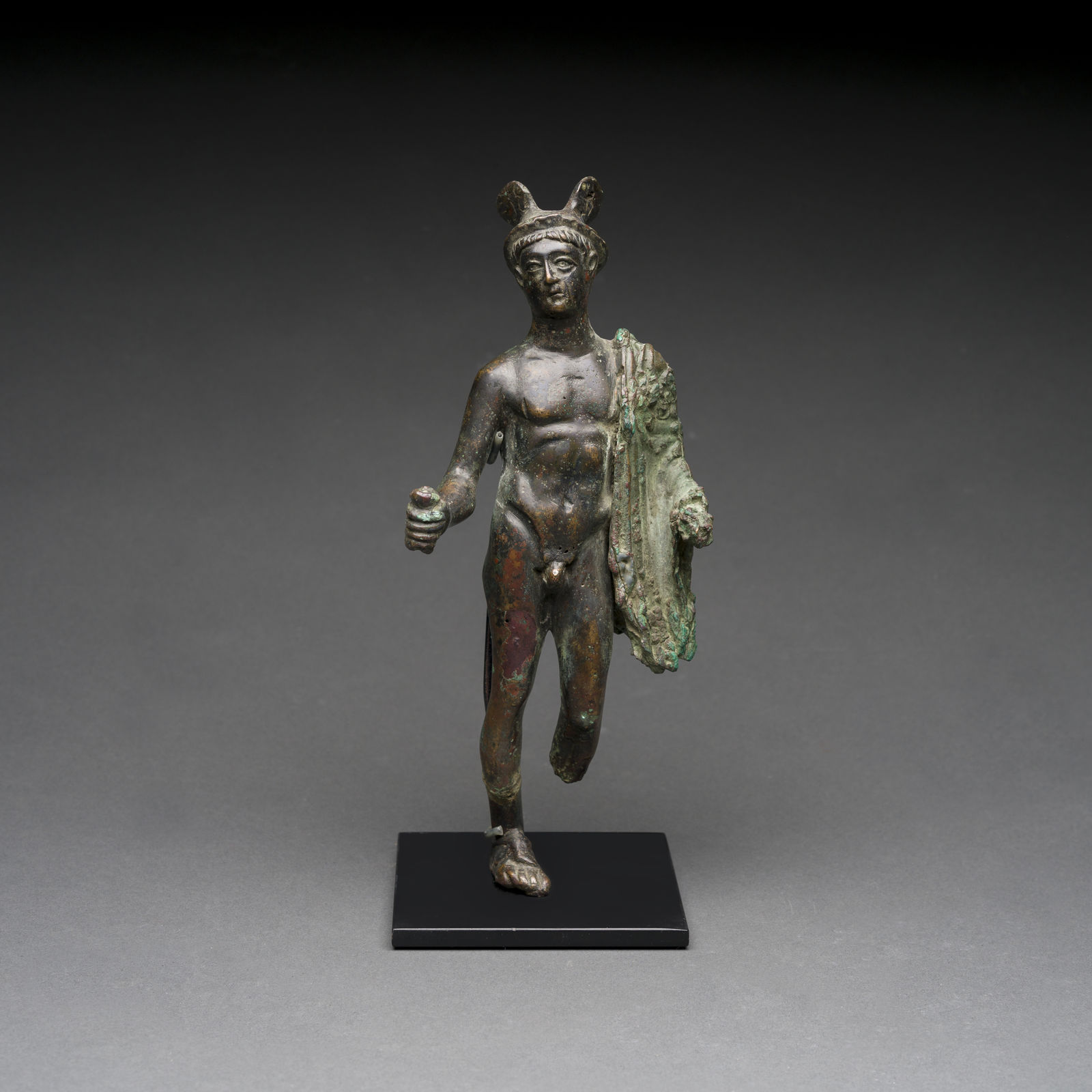 Roman Bronze Sculpture of Mercury, 1st Century CE - 3rd Century CE