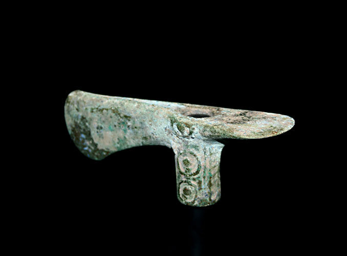 Iron Age Bronze Axe Head, 1200 BCE - 700 BCE