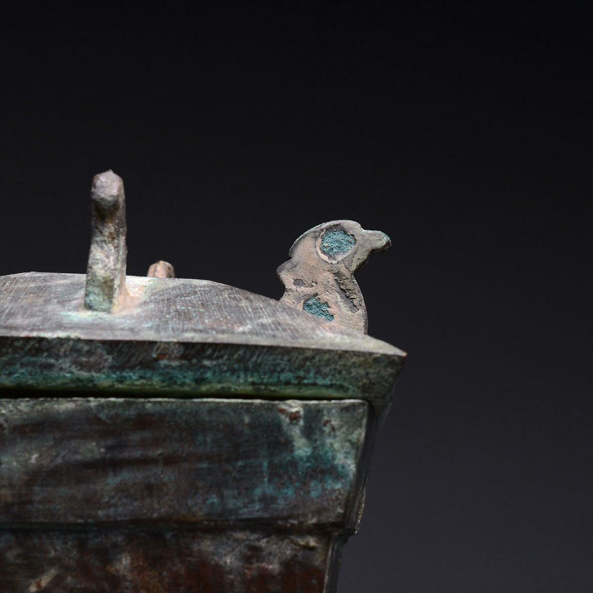 Han Bronze Fang Hu, 206 BCE - 220 CE