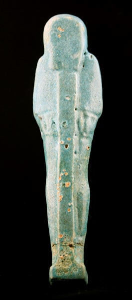 26th Dynasty Faience Ushabti, 664 BCE - 525 BCE