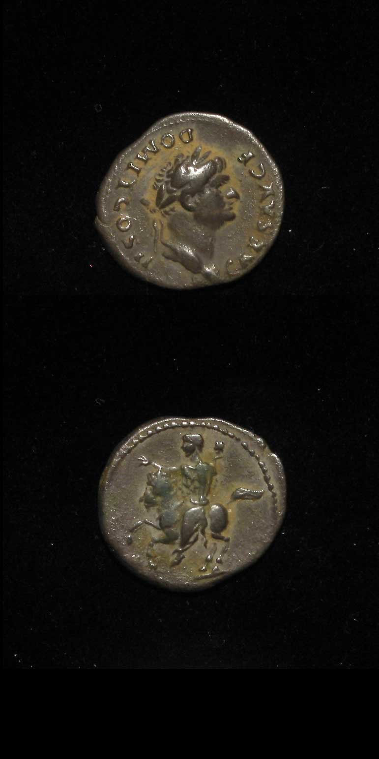 Silver Denarius of Emperor Domitian, 81 CE - 96 CE