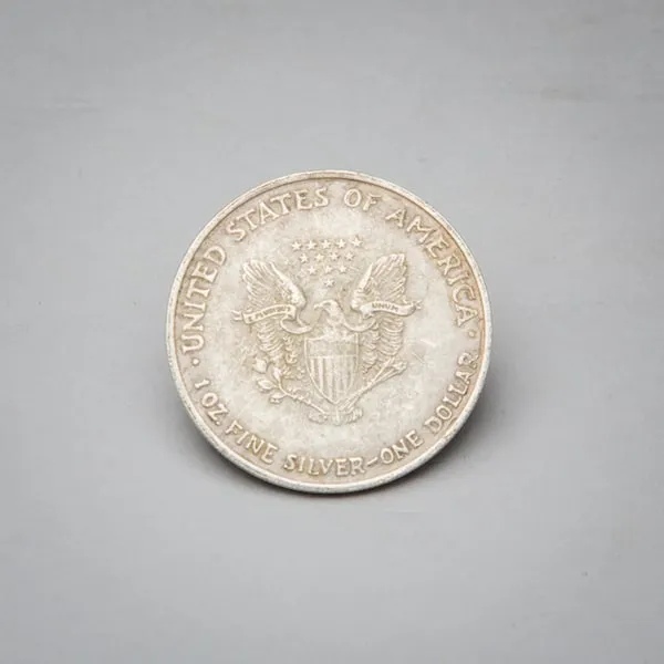 1906 American silver dollar