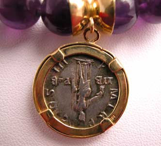 Silver Denarius of Roman Emperor Hadrian, 117 CE - 138 CE